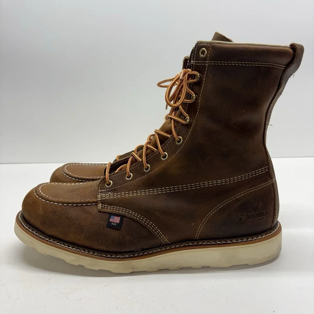 Thorogood Men's American Heritage Steel Toe Work Boot Size 14 EE Crazy Horse USA